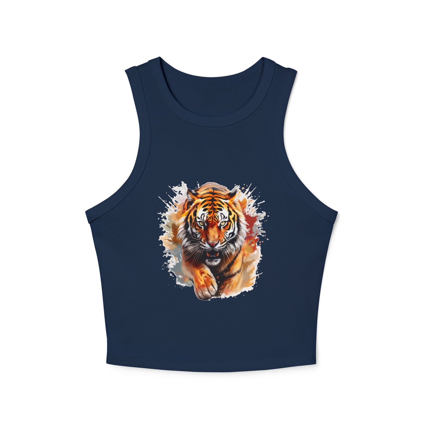 Princess Grace Fierce & Cute Tiger Print Tank Top for Women