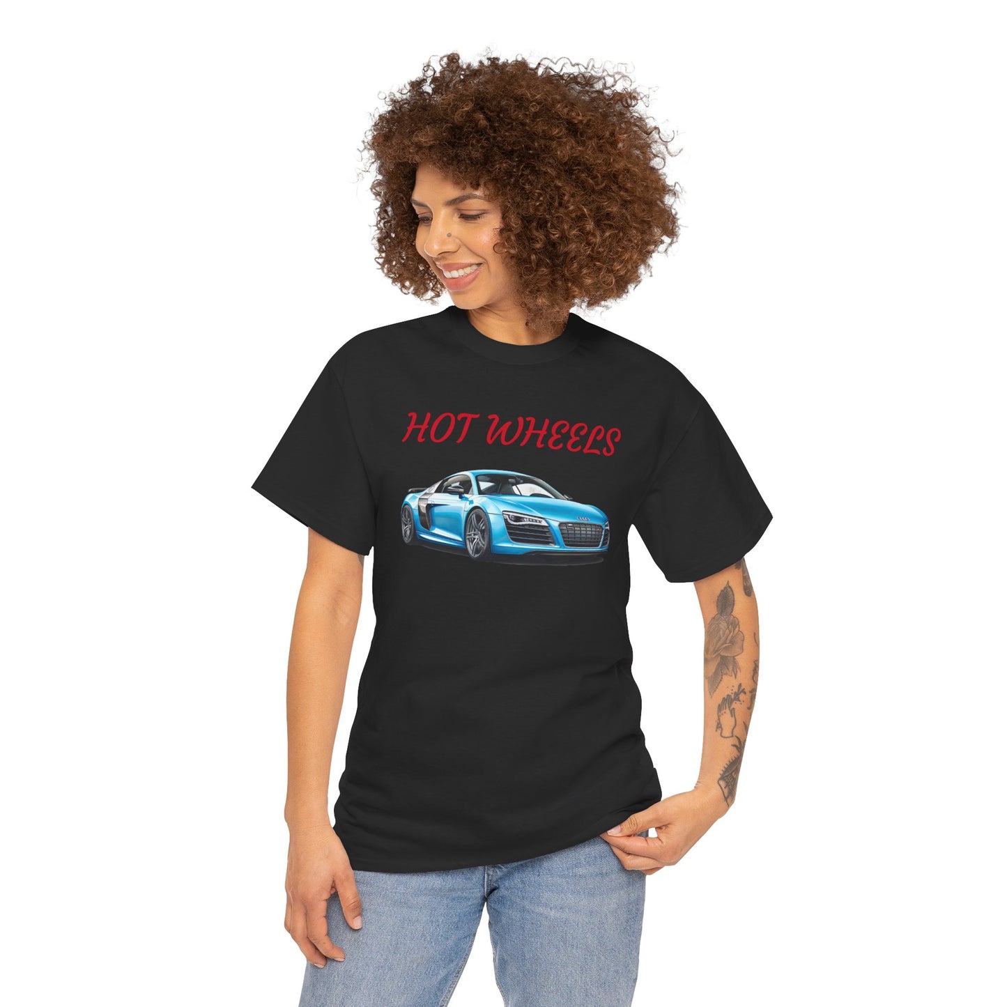 Princess Grace Hot Wheels Unisex Heavy Cotton Tee Classic Car Graphic Shirt