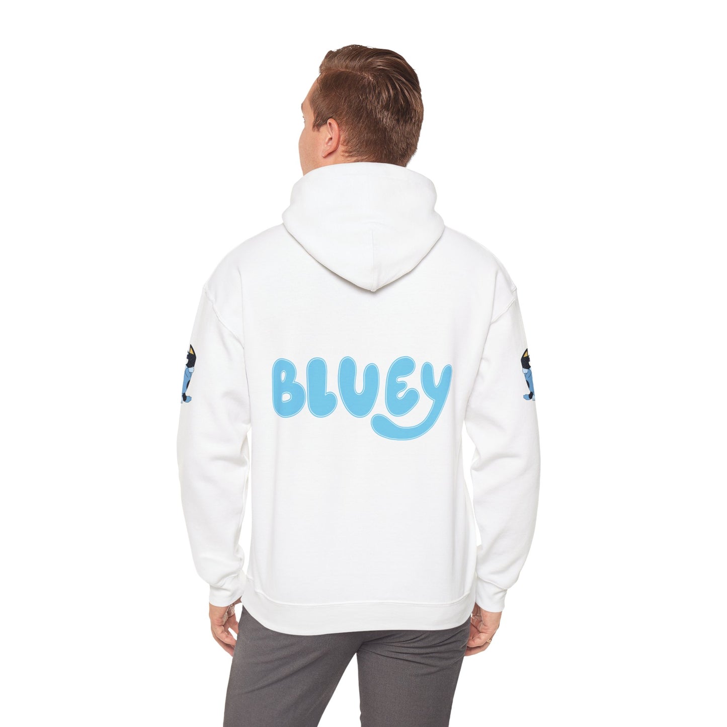 Princess Grace Bluey Unisex Hooded Sweatshirt Cozy Cartoon Style for Kids & Adults