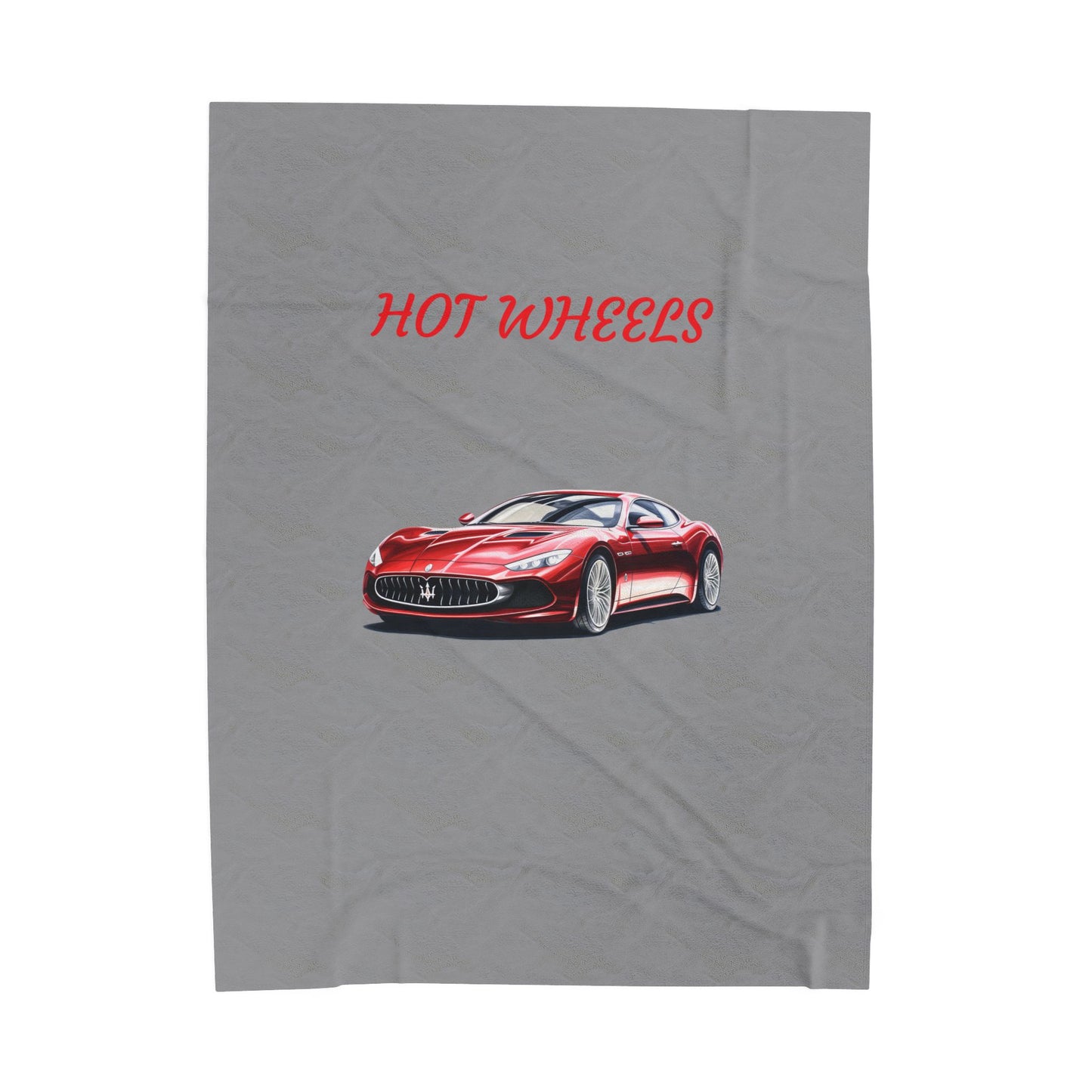 Princess Grace Hot Wheels Velveteen Plush Blanket Soft Luxury for Car Lovers