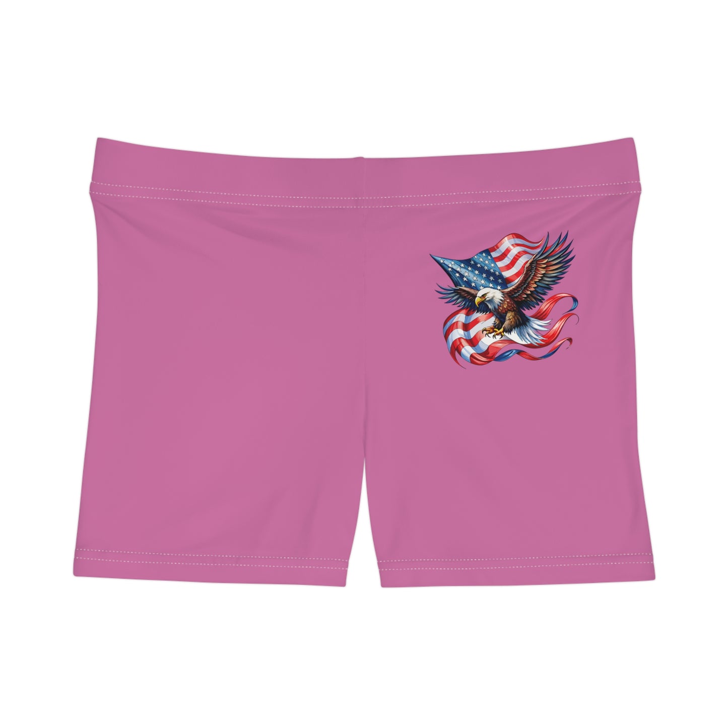 Patriotic Eagle Women's Shorts Perfect for Summer Celebrations