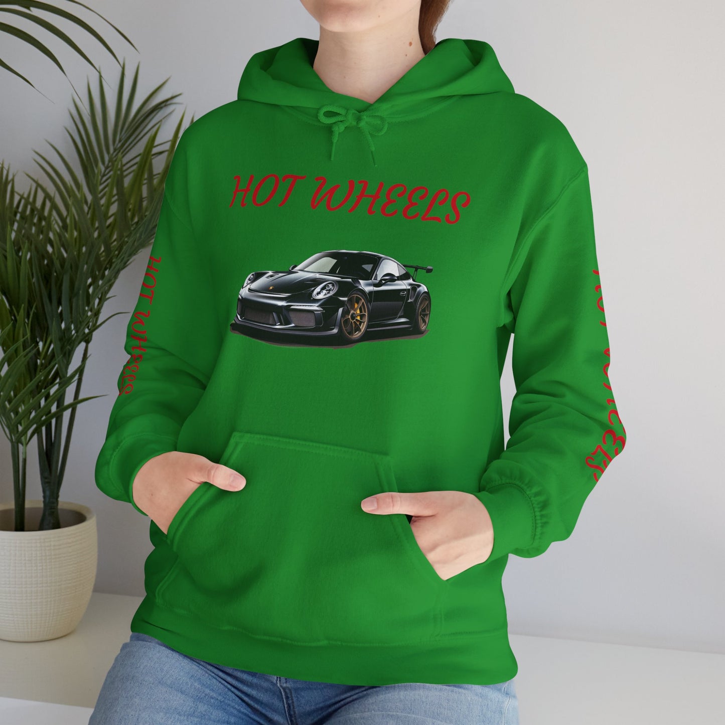 Princess Grace Hot Wheels Unisex Hooded Sweatshirt Passion for Cars and Racing Enthusiasts
