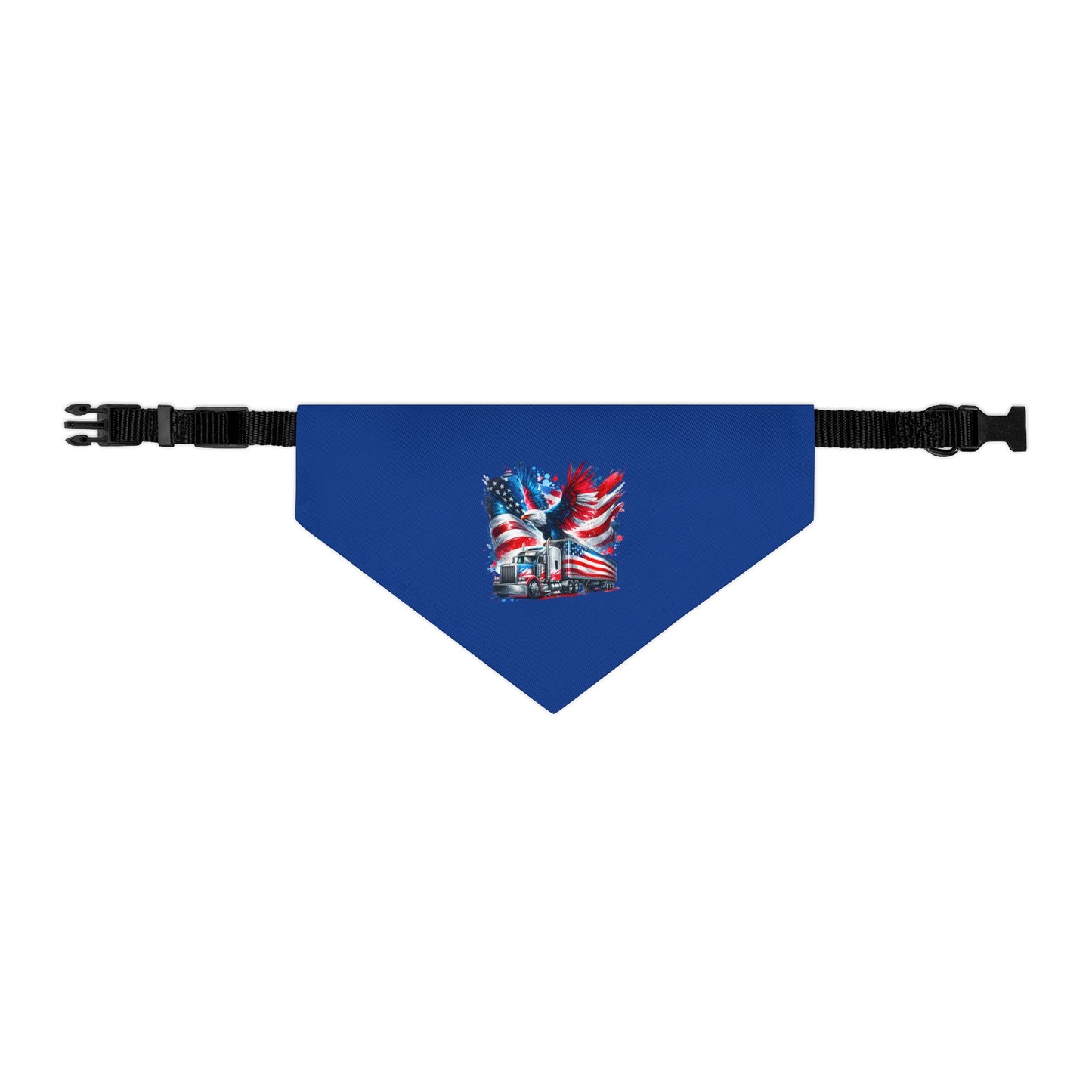 Princess Grace Patriotic Pet Bandana Collar USA Flag Design for Dogs