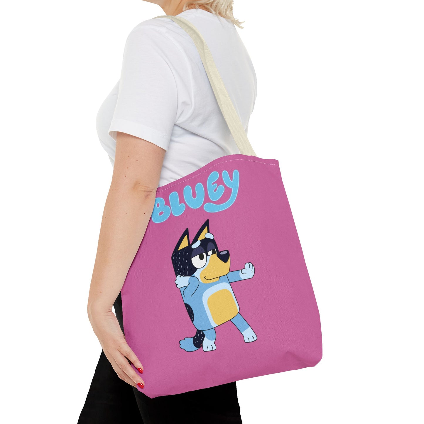 Princess Grace Bluey Character Tote Bag Fun and Playful Design for Dog Lovers