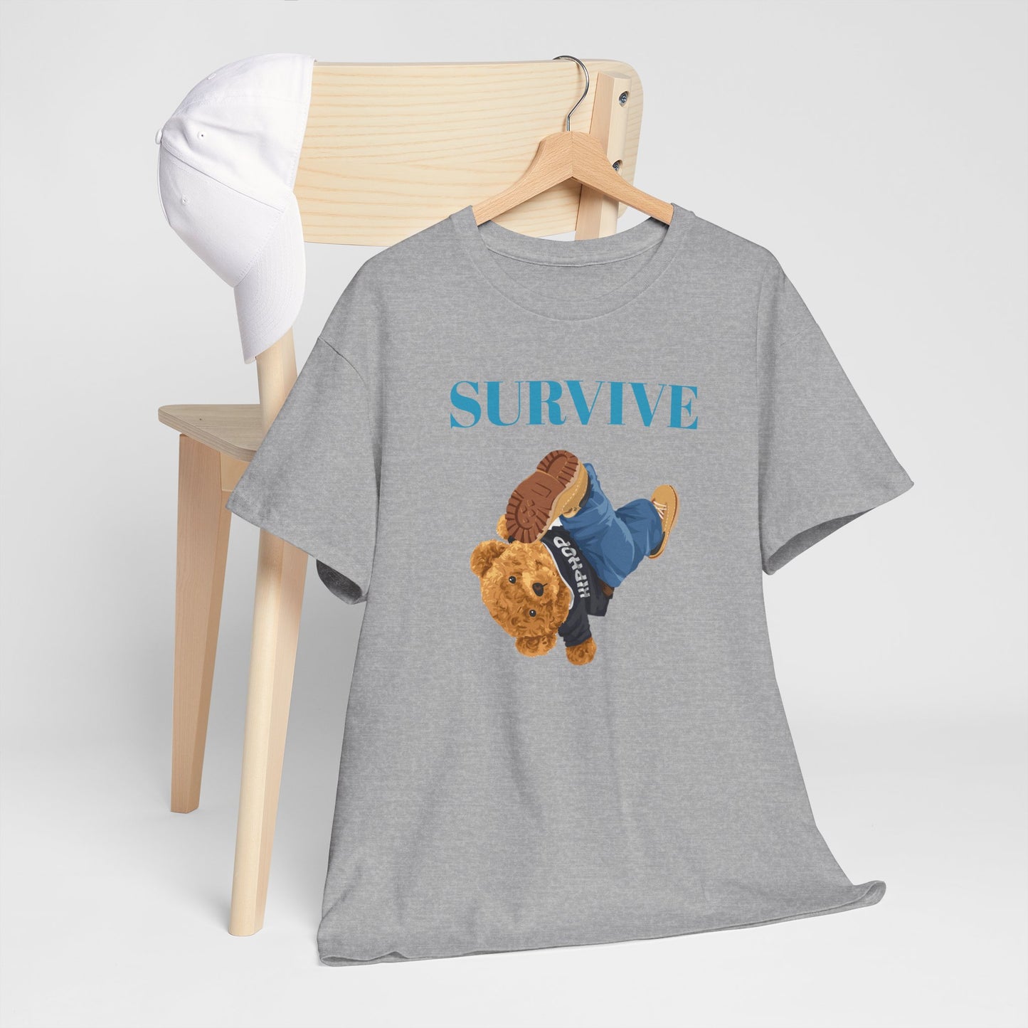 Princess Grace Survive Graphic Unisex Heavy Cotton Tee