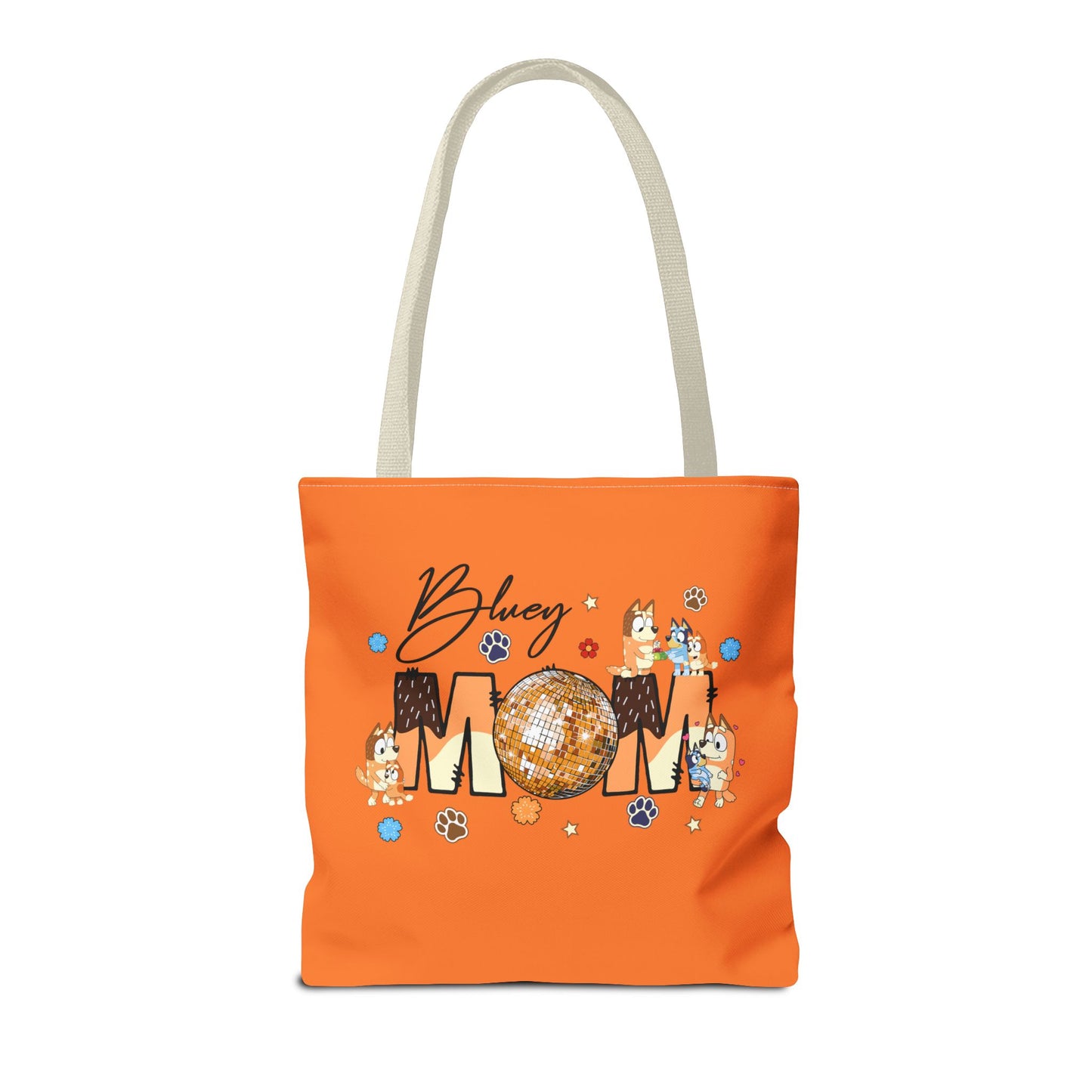 Princess Grace Chic Bluey Mom Tote Bag Stylish Dog-Themed Accessory for Pet Lovers