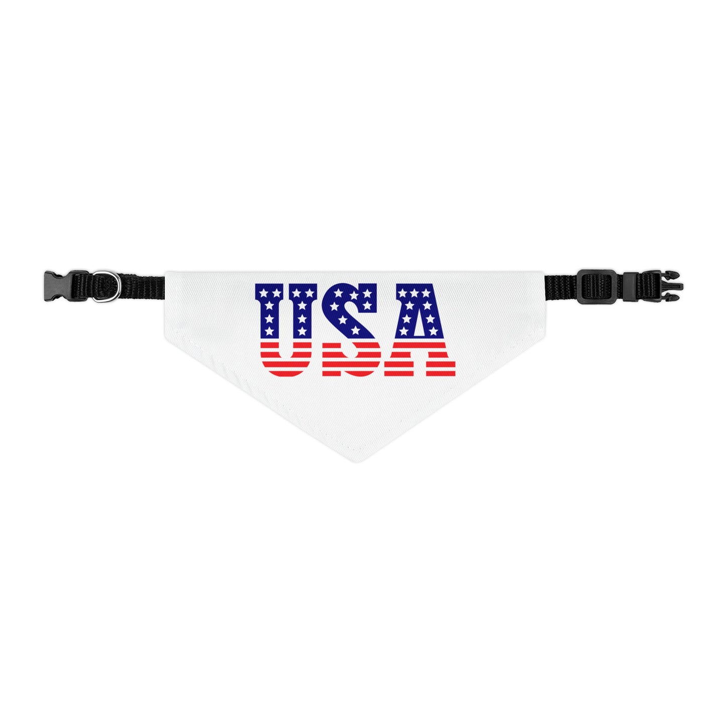 Princess Grace USA Flag Pet Bandana Collar Patriotic Dog Accessory for Celebrations