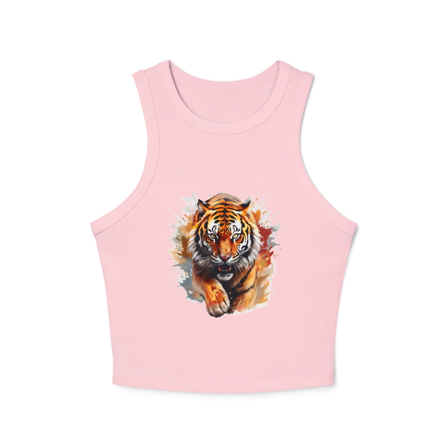 Princess Grace Fierce & Cute Tiger Print Tank Top for Women