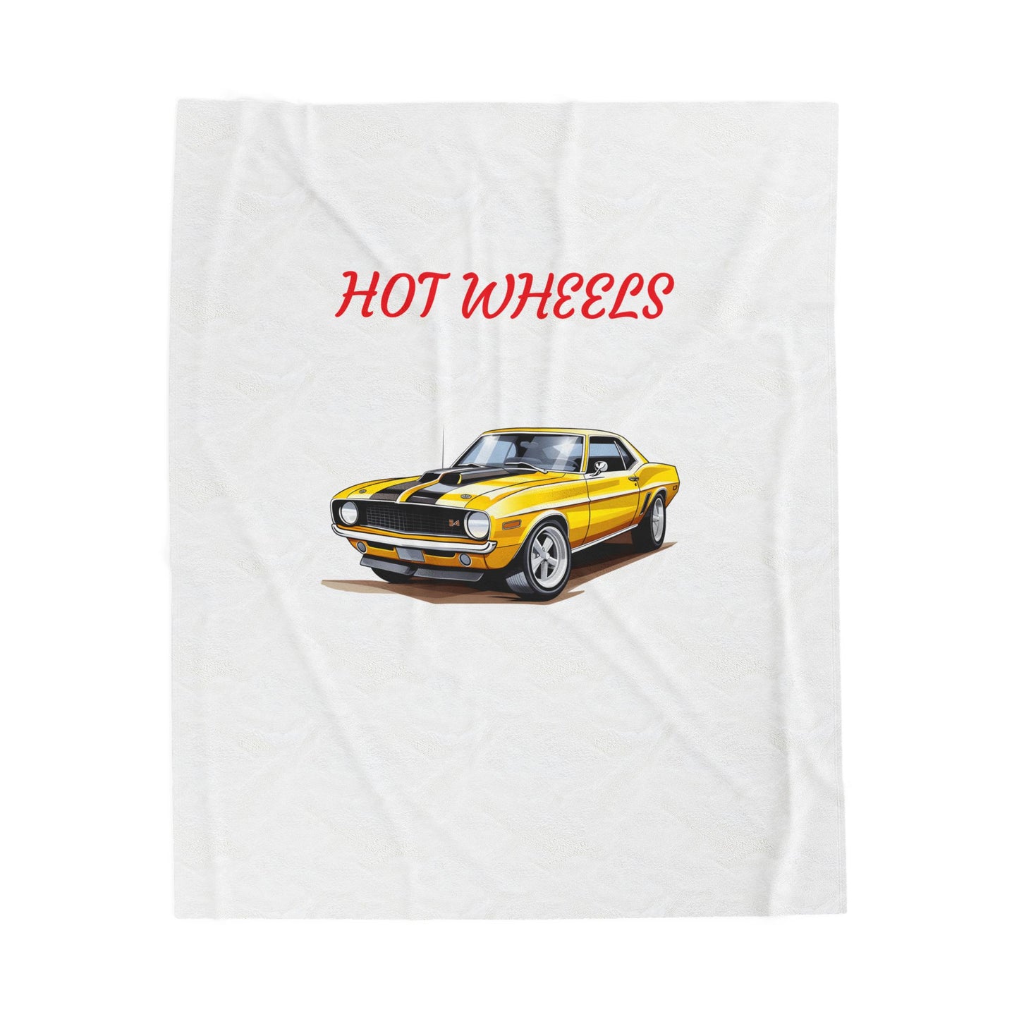 Princess Grace Vintage Hot Wheels Plush Blanket for Car Lovers