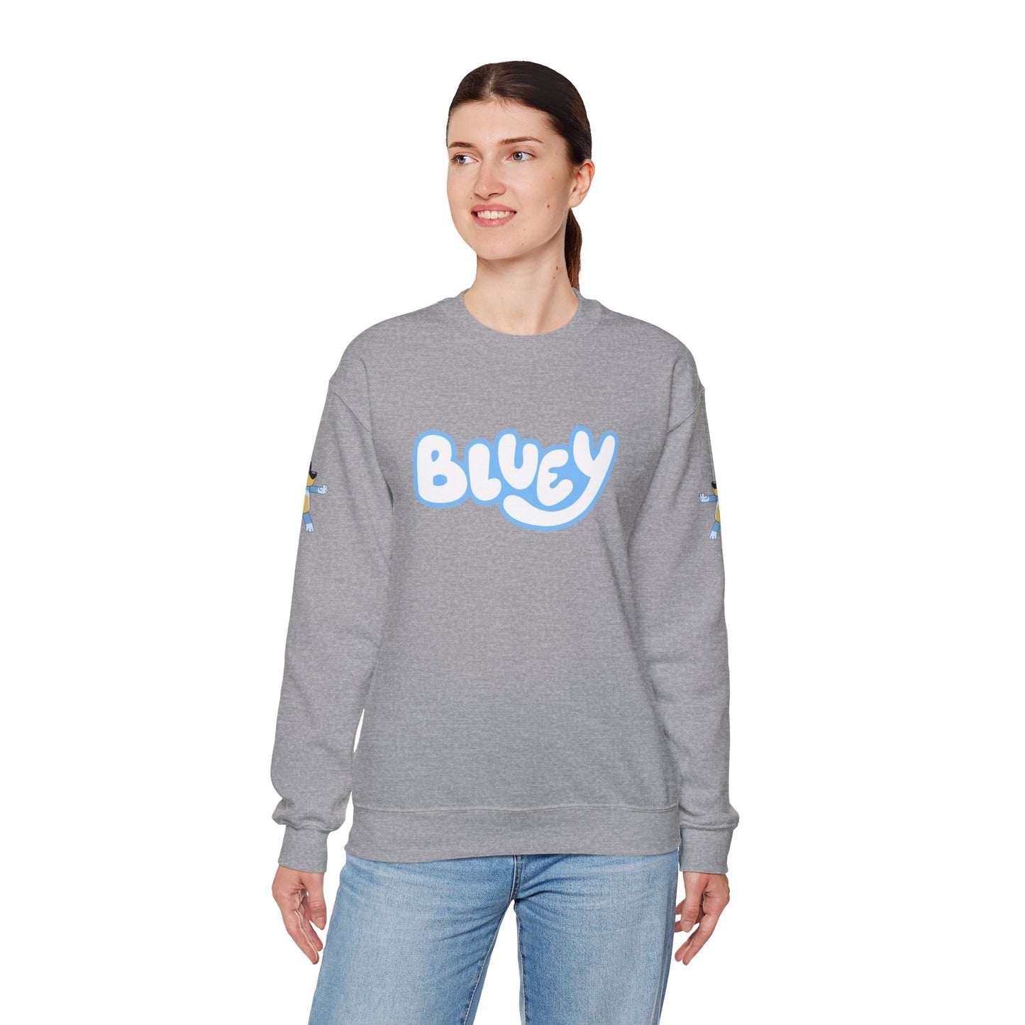 Princess Grace Bluey Crewneck Sweatshirt Cozy Unisex Pullover for Kids & Adults