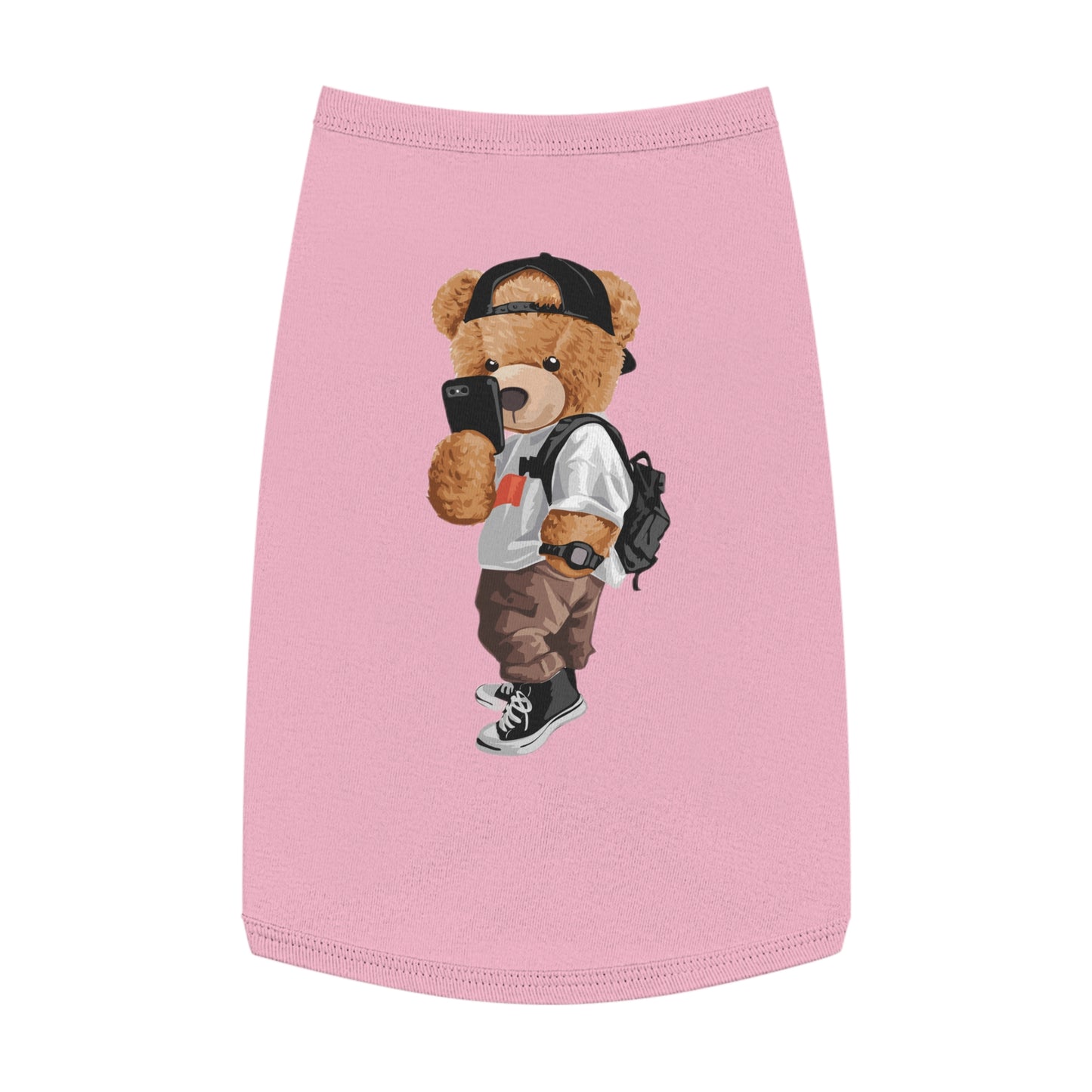 Princess CUTE Trendy Bear Graphic Pet Tank Top Stylish Outfit for Dogs and Cats