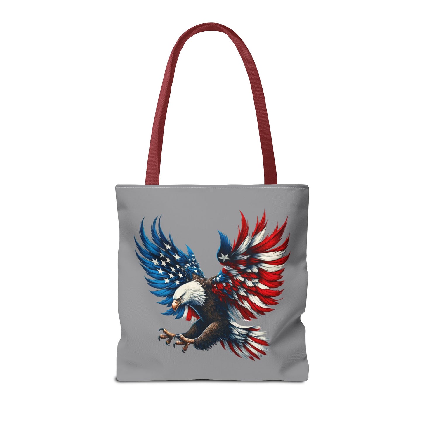 Princess Grace Patriotic Eagle Tote Bag USA Flag Design for Independence Day & Everyday Use