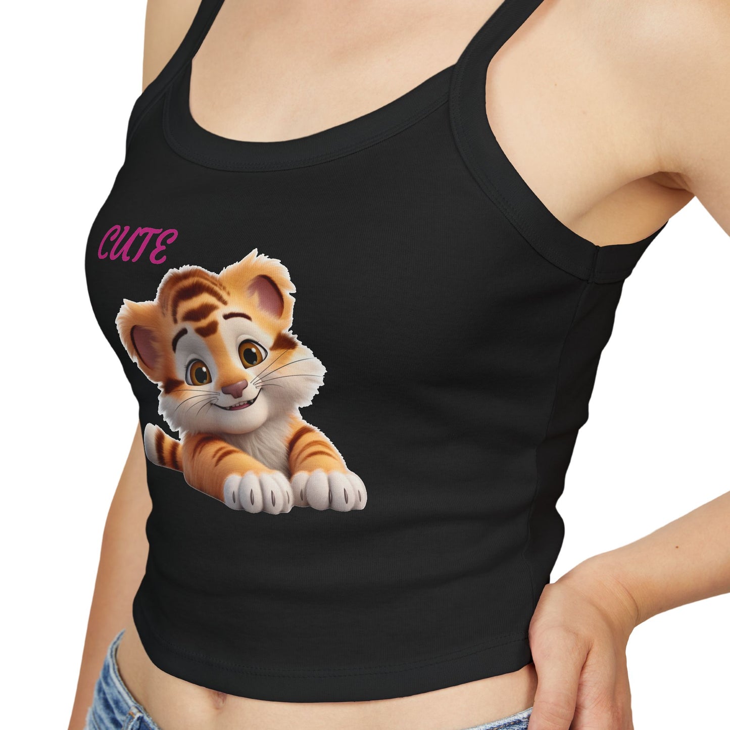 Princess Grace CUTE Women's Spaghetti Strap Tank Top