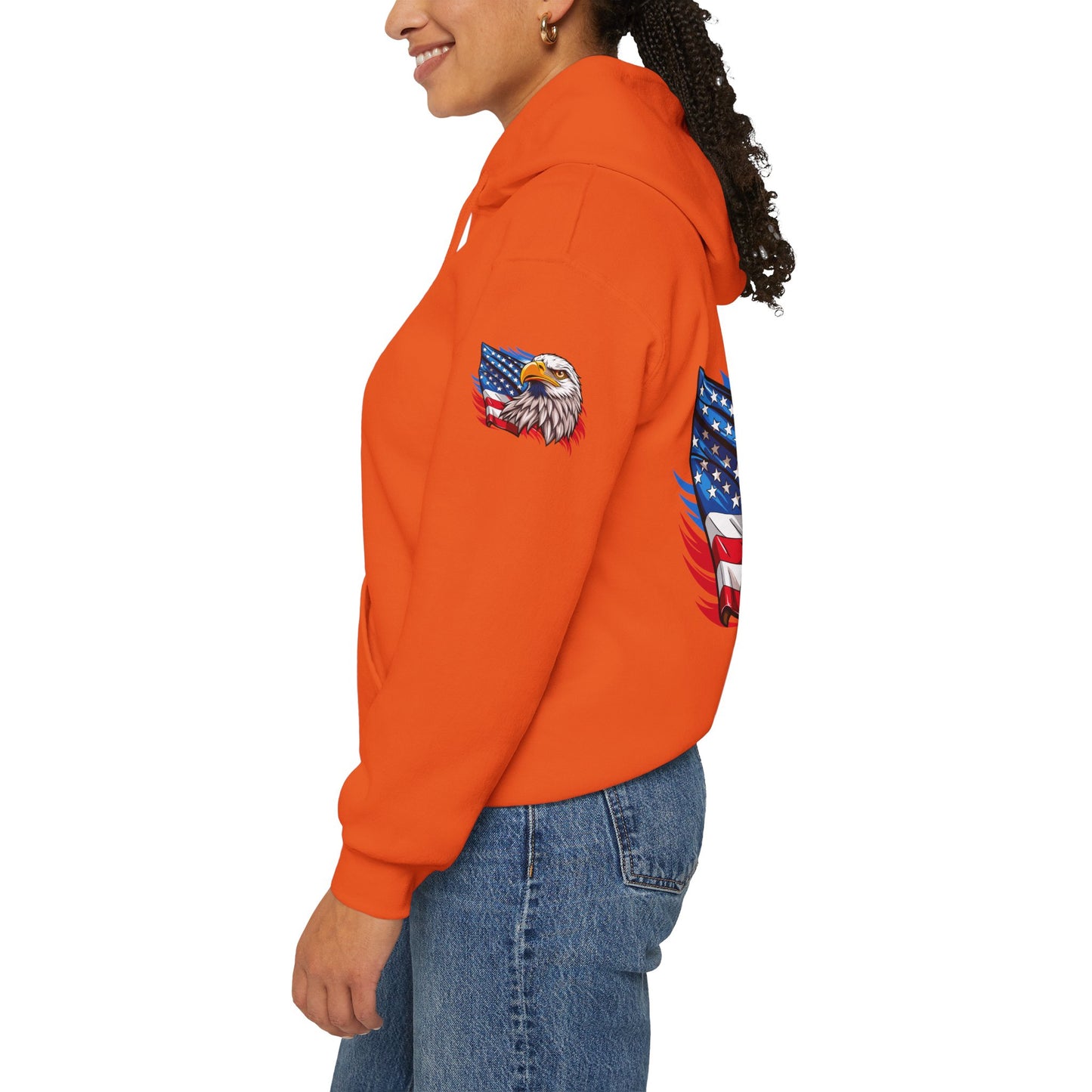 Princess Grace Patriotic Eagle Unisex Heavy Blend Hoodie