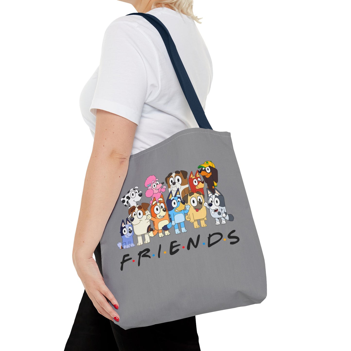 Princess Grace Friends Dog Character Tote Bag Cute Animal Design for Daily Use