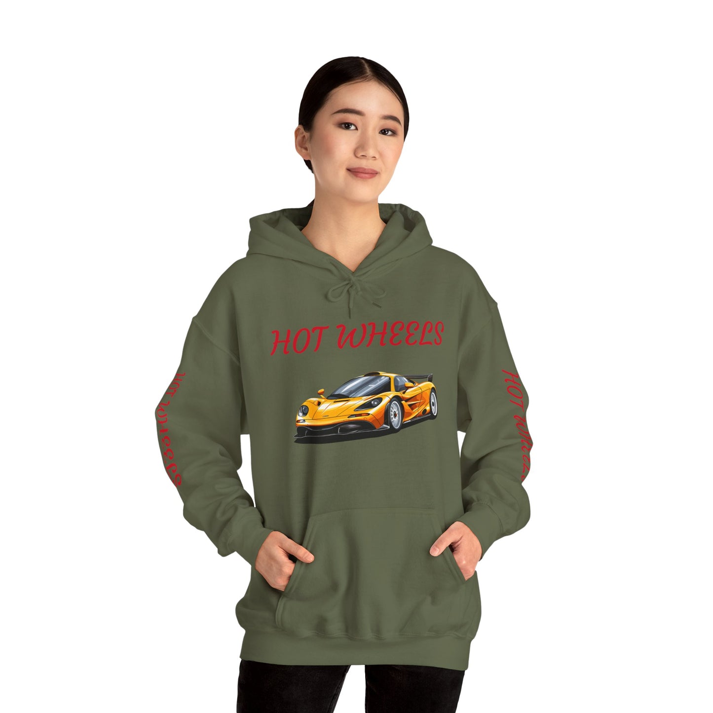 Princess Grace Hot Wheels Unisex Hooded Sweatshirt Stylish Gift for Car Lovers