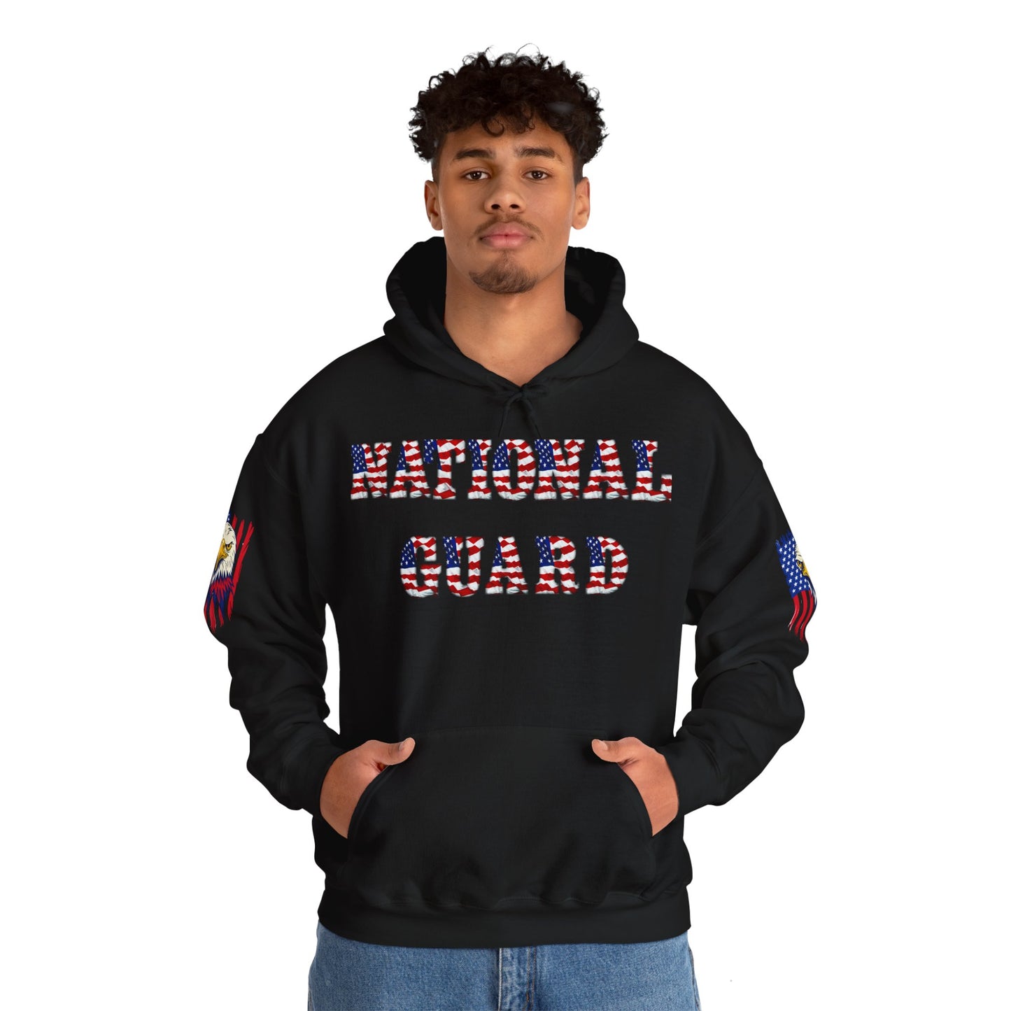 Princess Grace National Guard Patriotic Hoodie Unisex Heavy Blend Sweatshirt