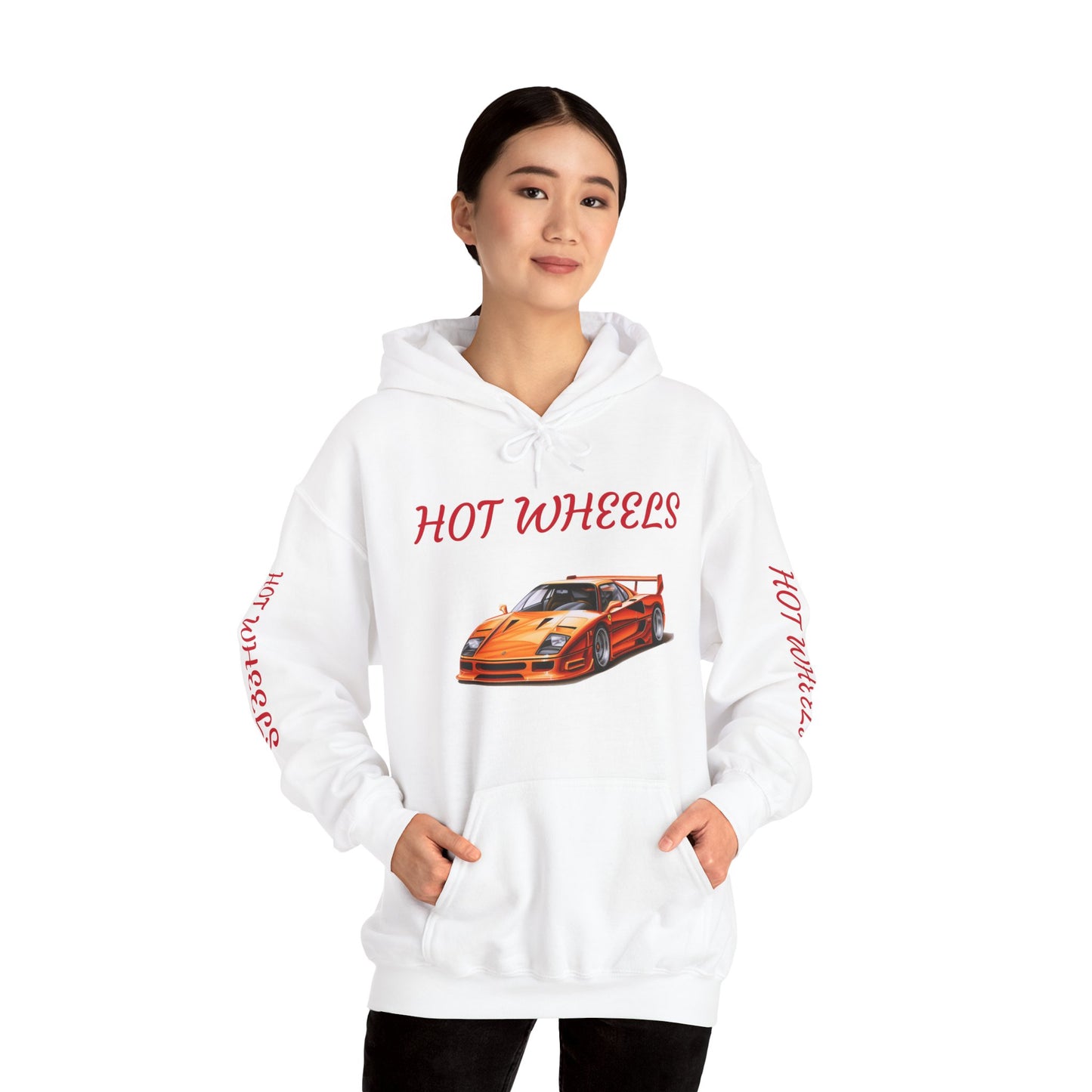 Princess Grace Hot Wheels Unisex Heavy Blend Hooded Sweatshirt Retro Racing Style