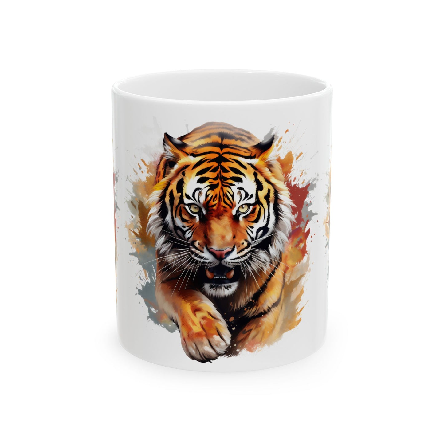 Princess Grace Fierce Tiger Ceramic Mug 11oz & 15oz Coffee Cup for Animal Lovers