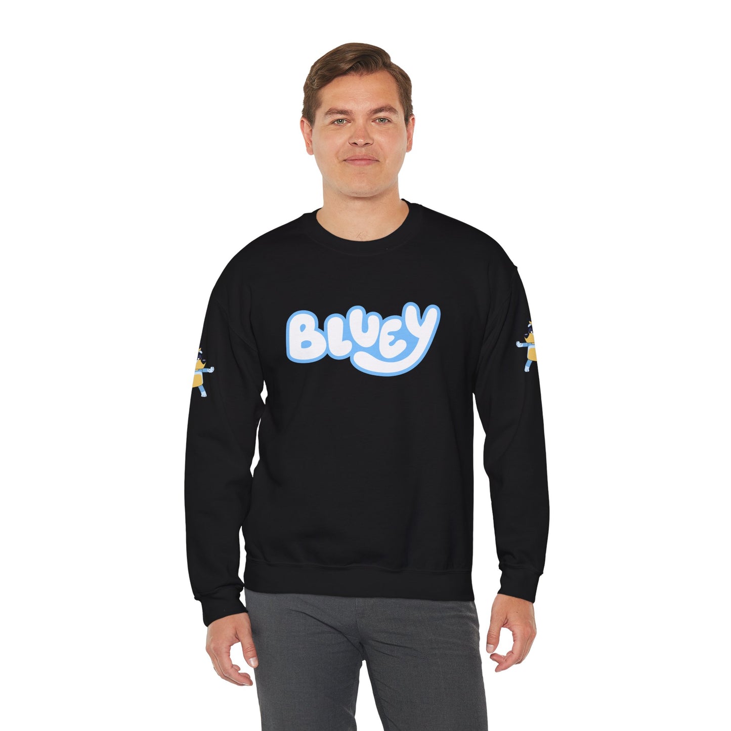 Princess Grace Bluey Crewneck Sweatshirt Cozy Unisex Pullover for Kids & Adults
