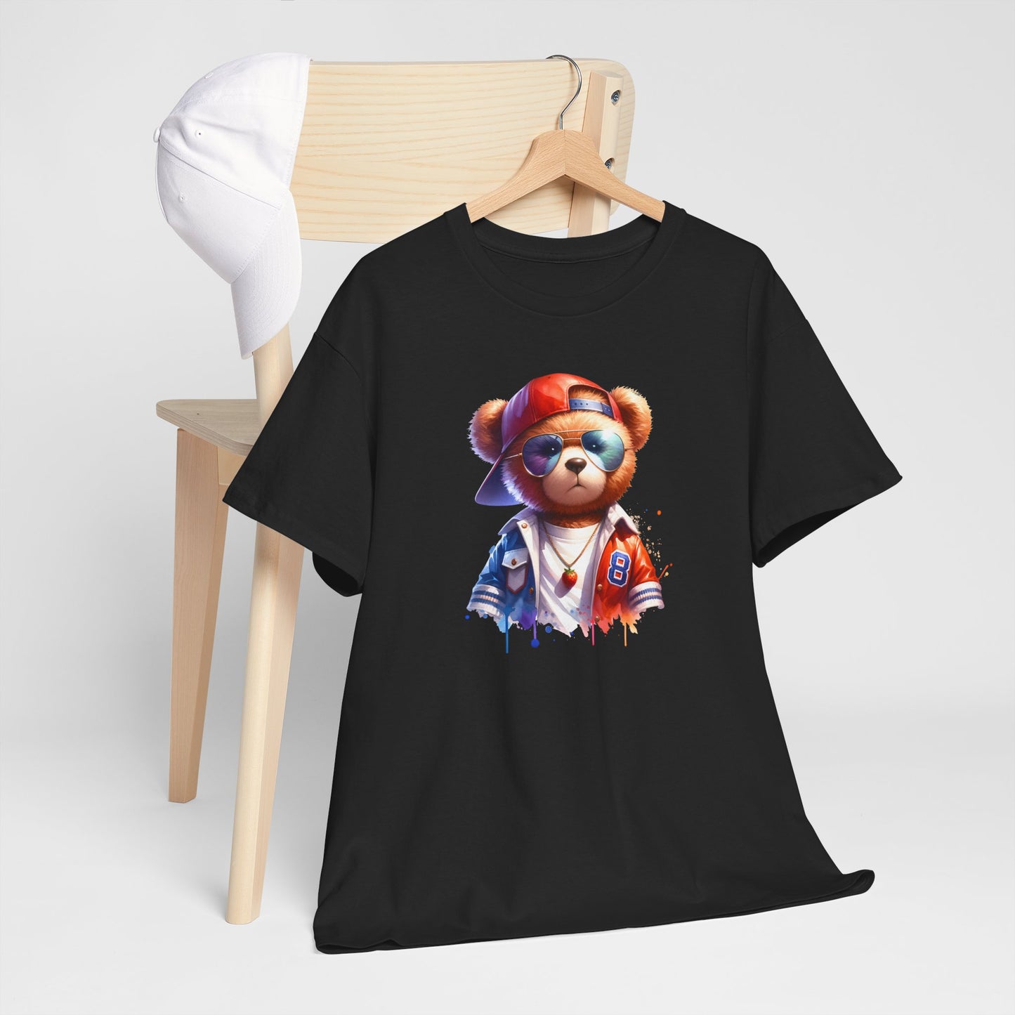 Princess Grace Cool Bear Graphic Unisex Heavy Cotton Tee