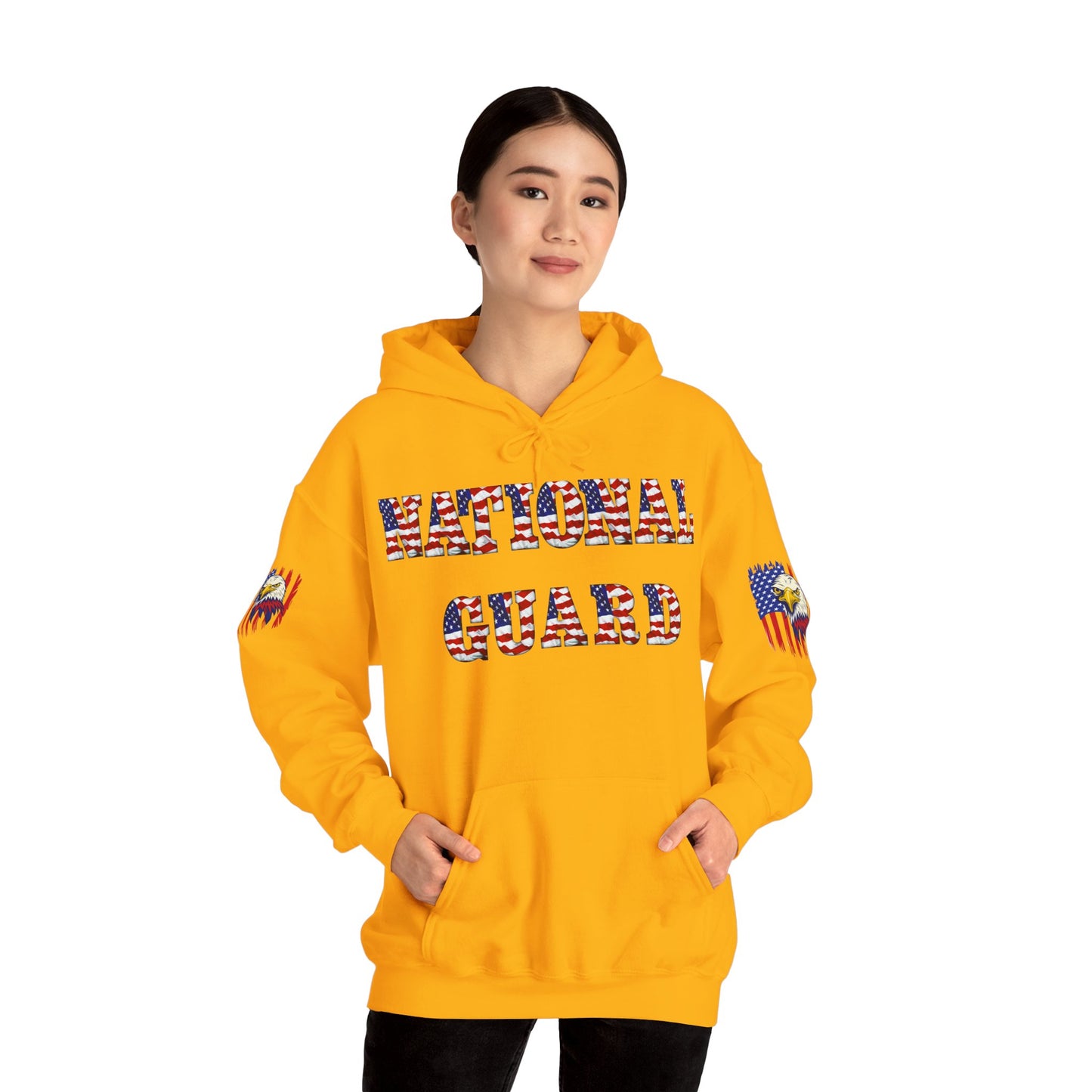 Princess Grace National Guard Patriotic Hoodie Unisex Heavy Blend Sweatshirt