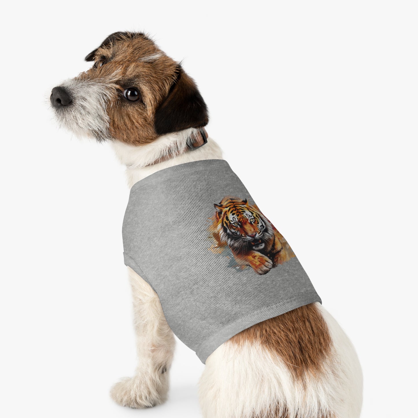 Princess Grace CUTE Wild Tiger Pet Tank Top Stylish Animal Print for Trendy Pets