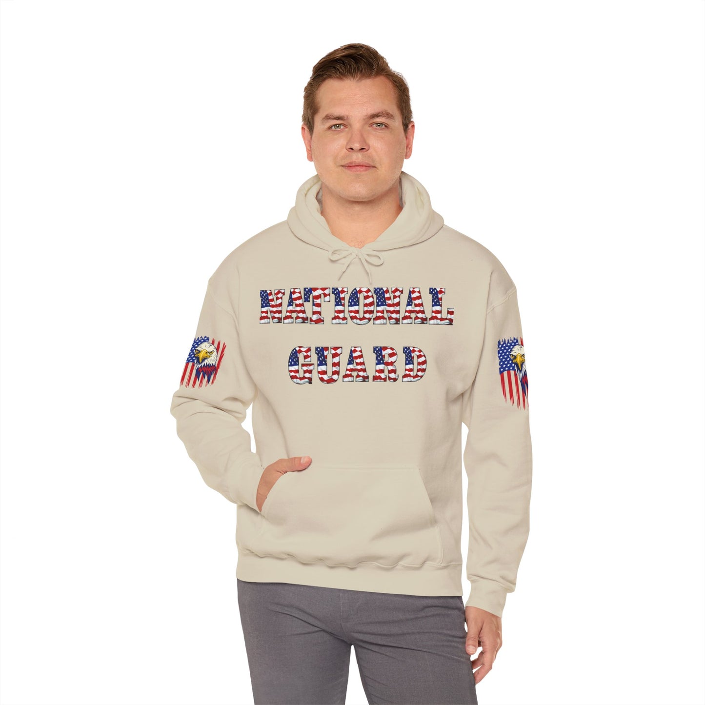 Princess Grace National Guard Patriotic Hoodie Unisex Heavy Blend Sweatshirt