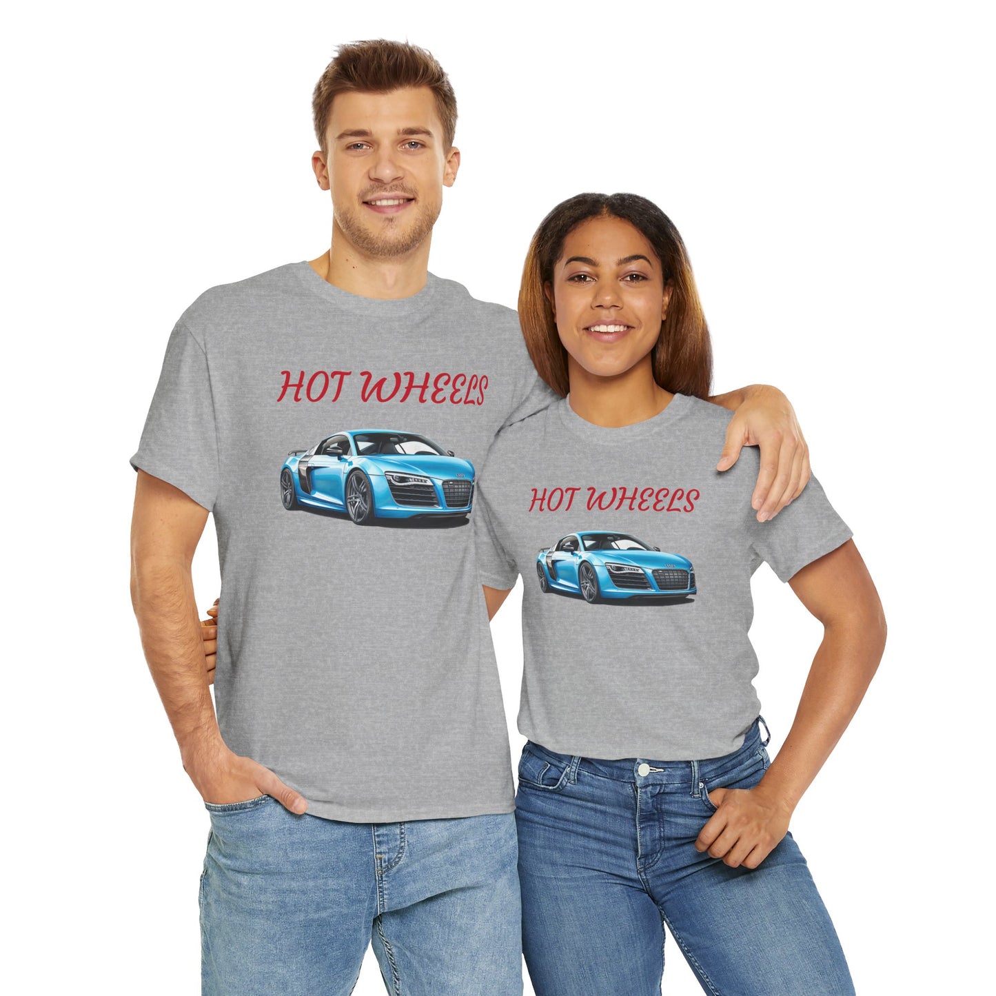 Princess Grace Hot Wheels Unisex Heavy Cotton Tee Classic Car Graphic Shirt