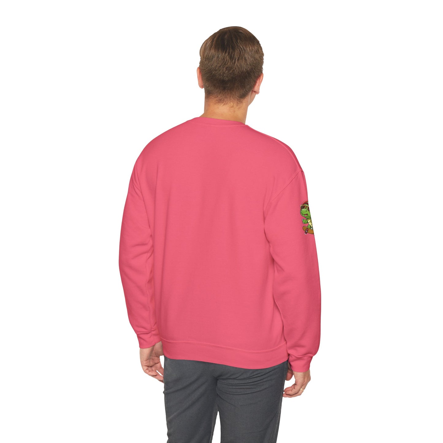Princess Grace Cool Turtle Skateboarding Crewneck Sweatshirt for Kids and Teens