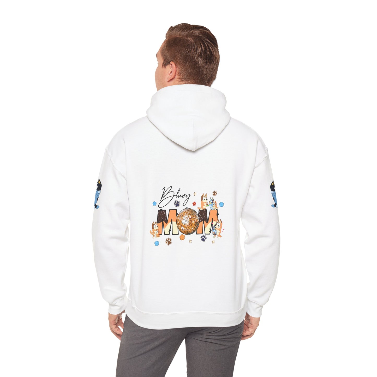 Princess Grace Bluey Blissful Mom Unisex Heavy Blend Hoodie Celebrate Motherhood with Style