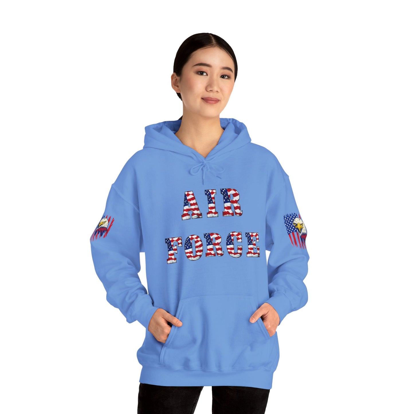 Princess Grace Unisex Air Force Hoodie with Eagle Design