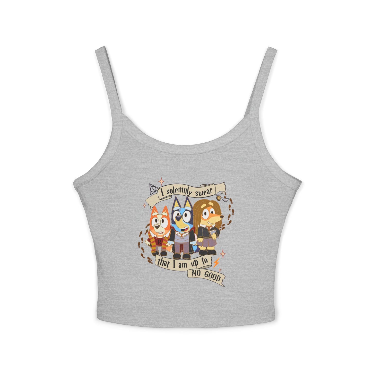Princess Grace Bluey Spaghetti Strap Tank Top Bluey Design