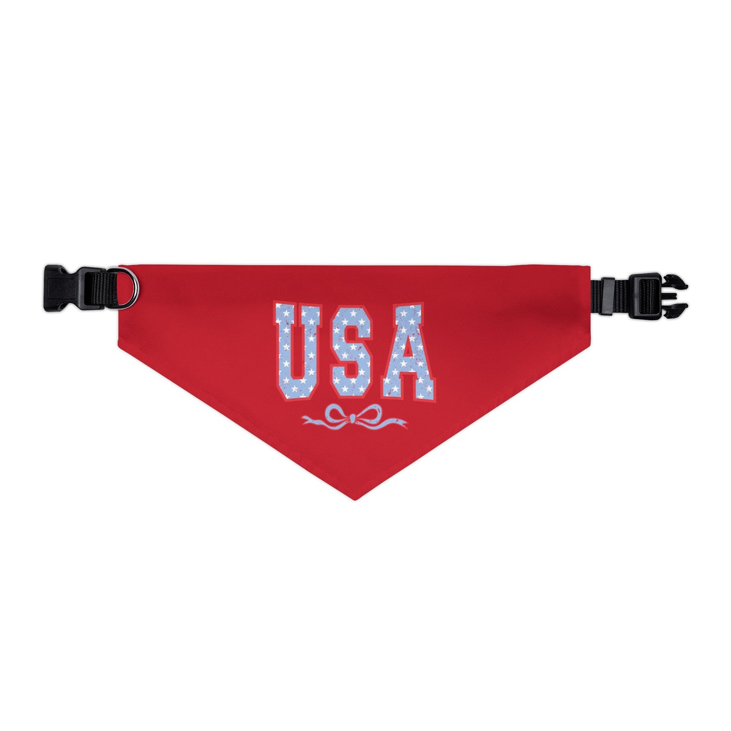 Princess Grace USA Pet Bandana Collar Patriotic Dog Accessory for Holidays & Celebrations