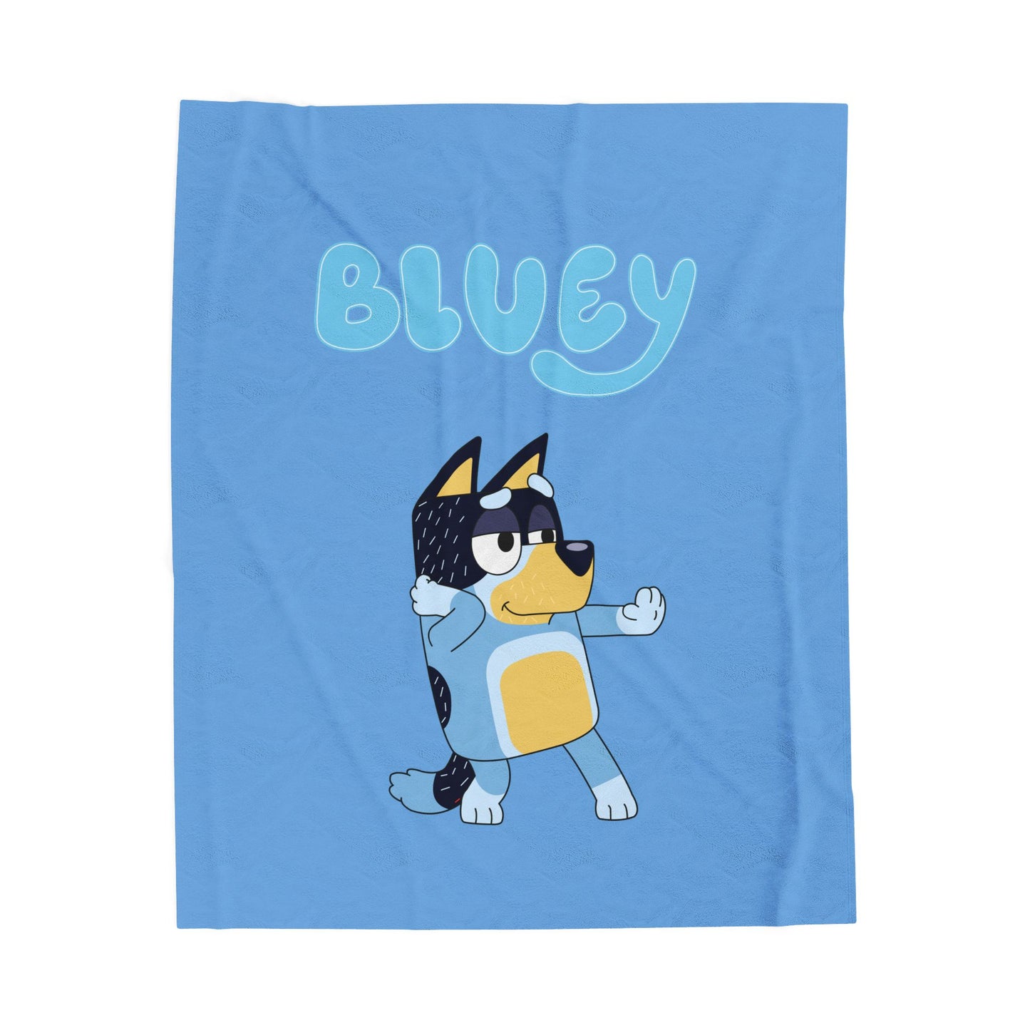 Princess Grace Bluey Velveteen Plush Blanket Soft & Cozy Kids Blanket
