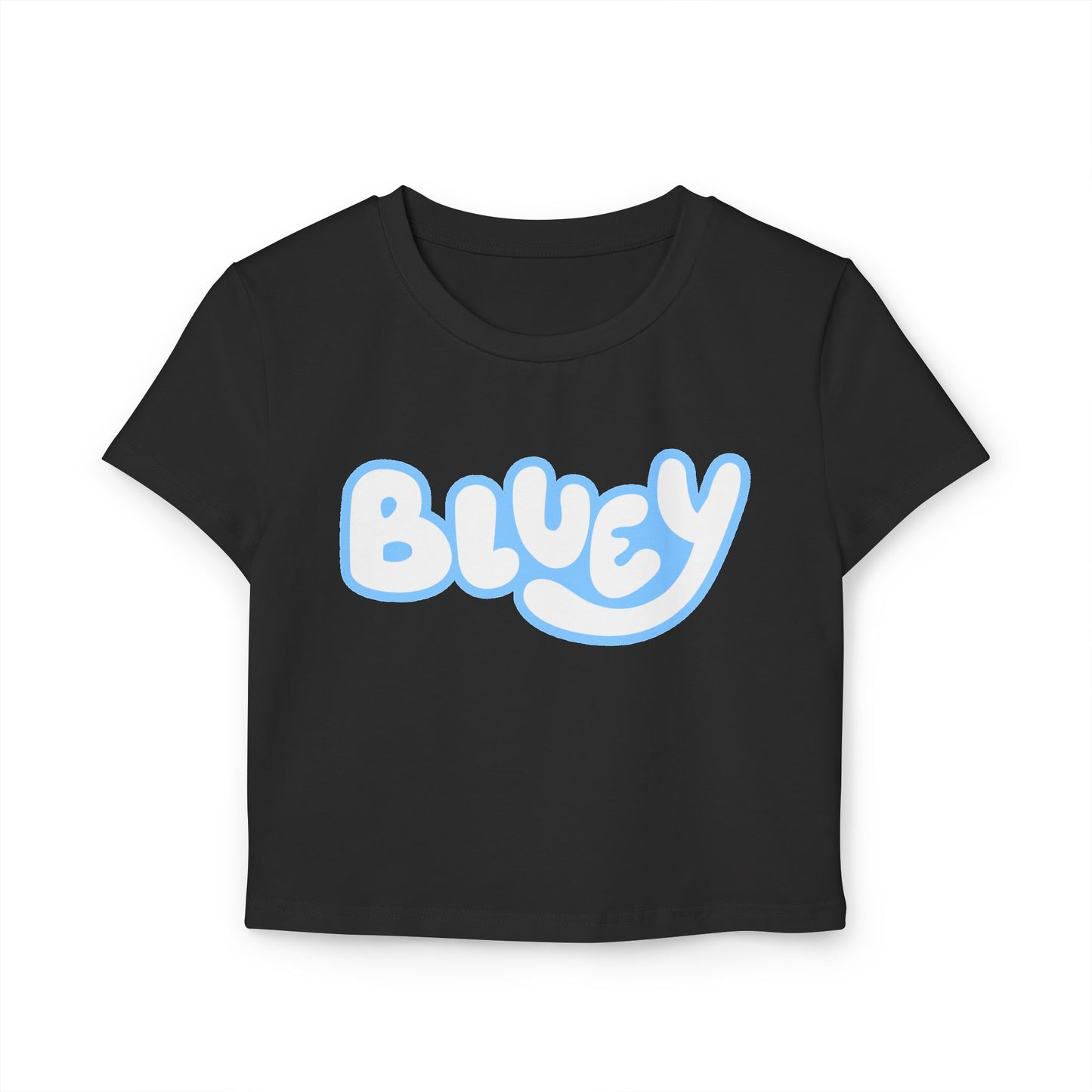 Princess Grace Cute Bluey Women's Baby Tee Playful Graphic Tee for Fans