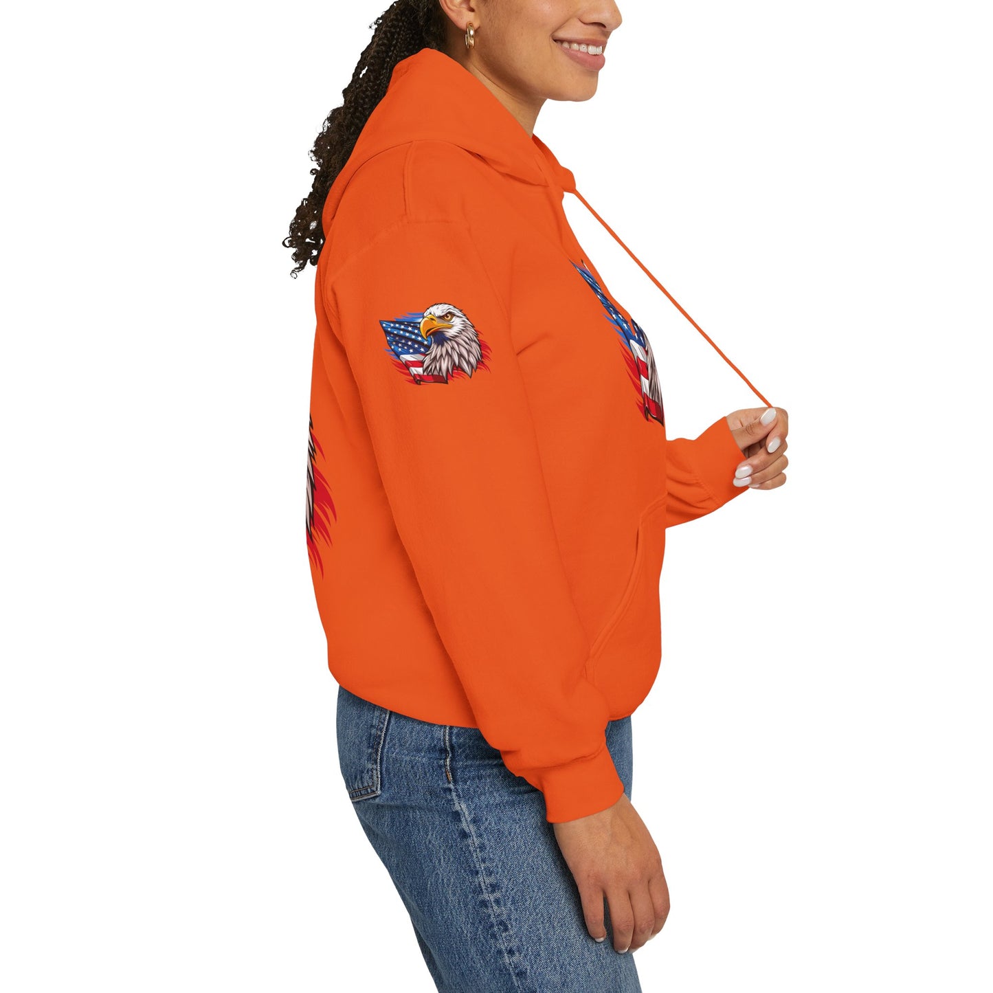 Princess Grace Patriotic Eagle Unisex Heavy Blend Hoodie