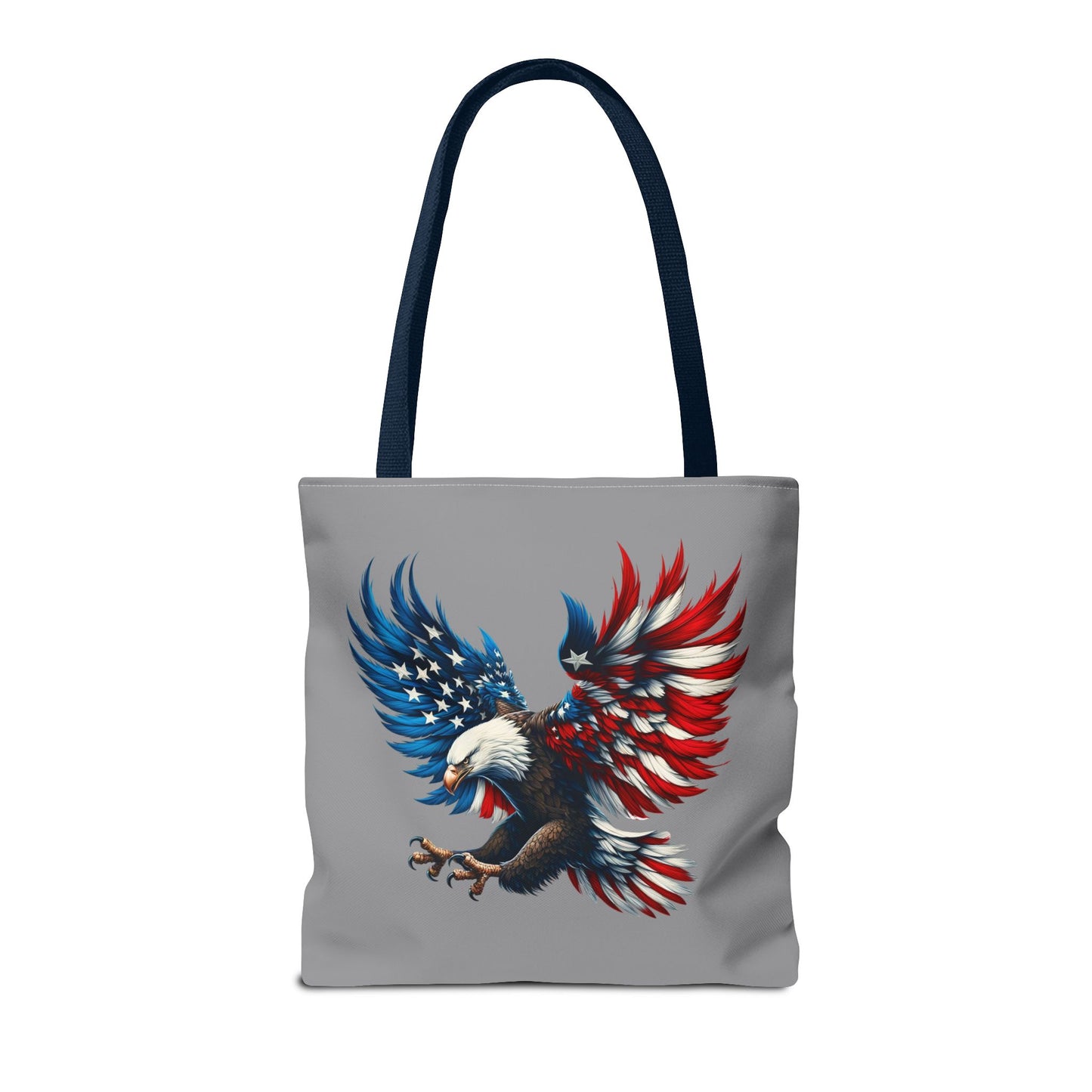 Princess Grace Patriotic Eagle Tote Bag USA Flag Design for Independence Day & Everyday Use