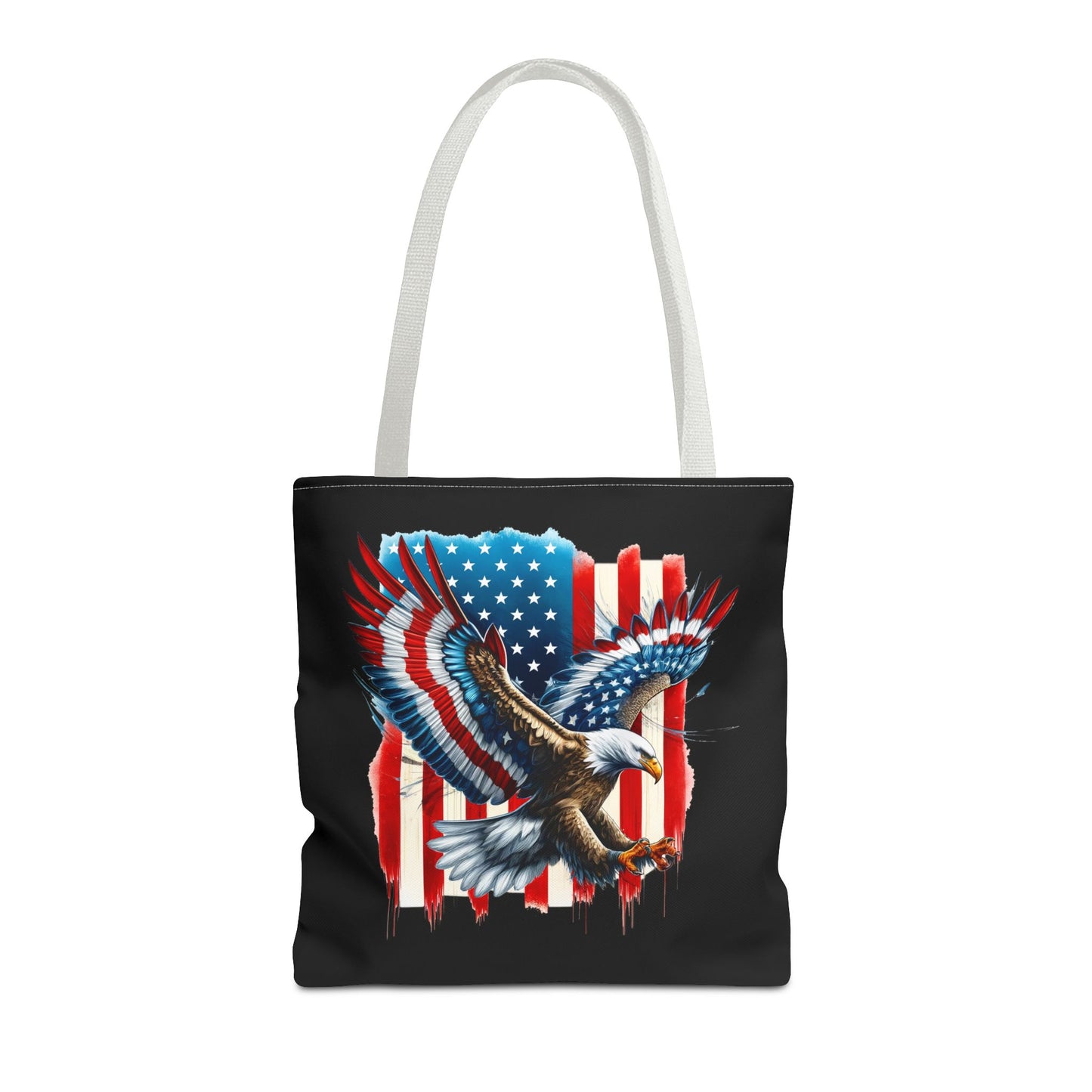 Princess Grace Patriotic Eagle Tote Bag American Flag Design