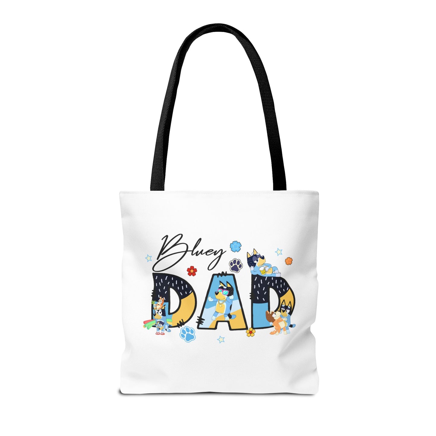 Princess Grace Bluey Dad Tote Bag Fun & Playful Accessory for Dog Lovers