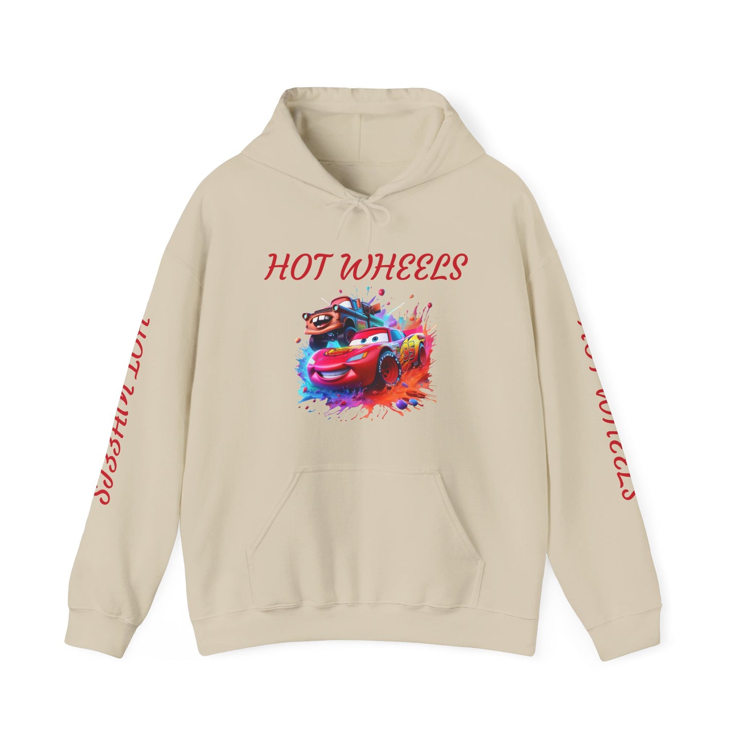 Princess Grace Hot Wheels Unisex Hoodie Retro Racing Design for Kids and Car Enthusiasts