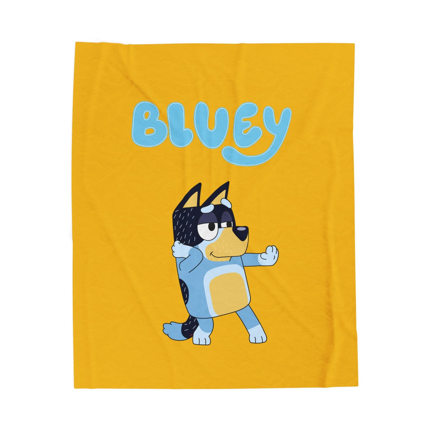 Princess Grace Bluey Velveteen Plush Blanket Cozy Cartoon Comfort for Kids