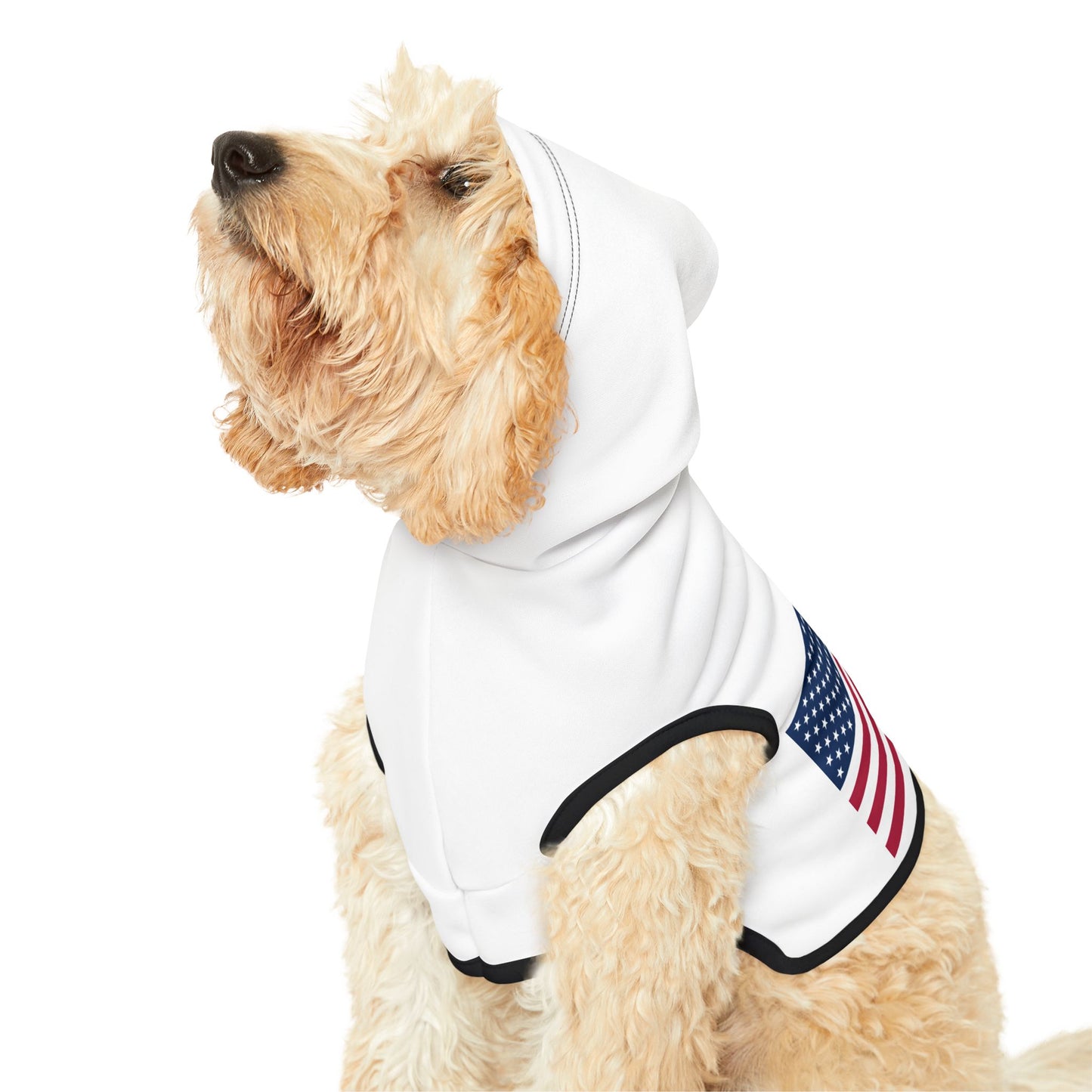 Princess Grace Patriotic Pet Hoodie Americana Style for Dogs