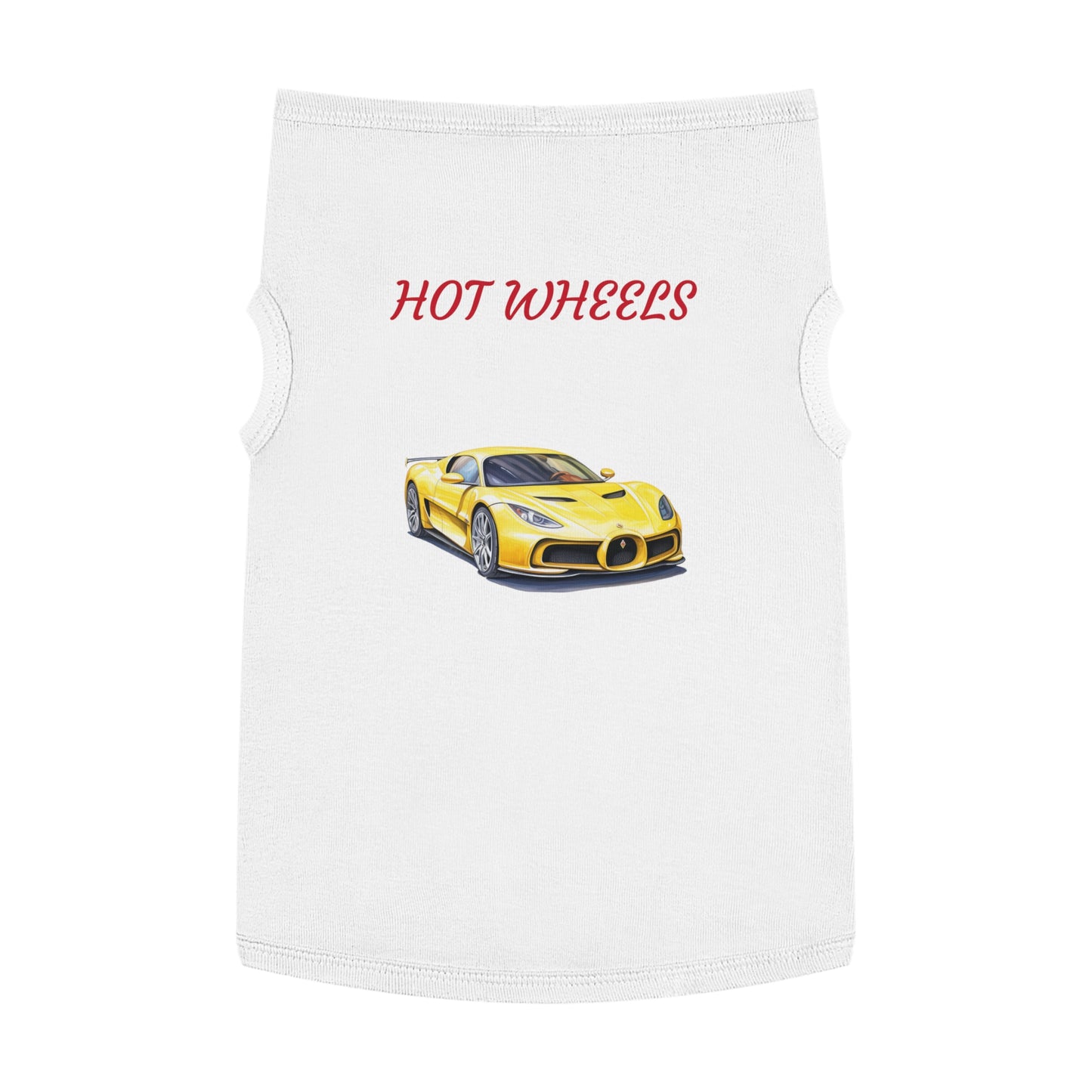 Princess Grace Hot Wheels Pet Tank Top Stylish Dog Apparel for Car Lovers