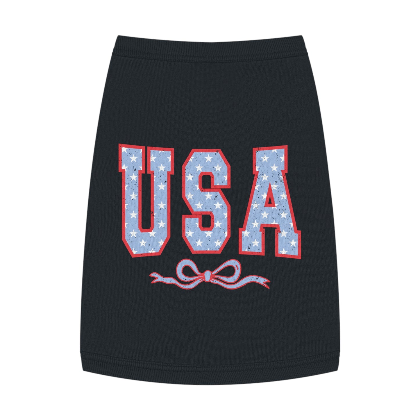 Princess Grace USA Stars Pet Tank Top Patriotic Dog Apparel for 4th of July & Independence Day