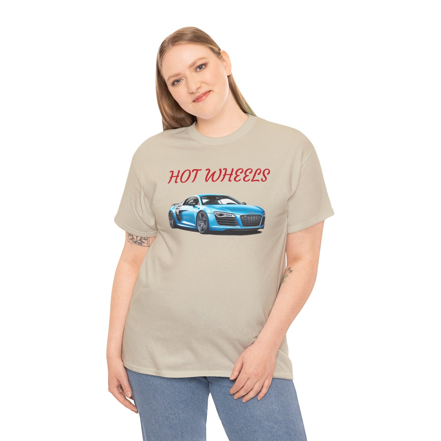 Princess Grace Hot Wheels Unisex Heavy Cotton Tee Classic Car Graphic Shirt