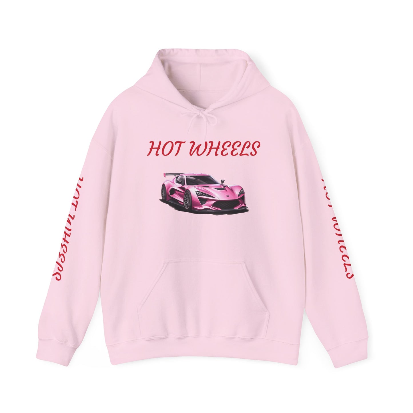Princess Grace Hot Wheels Unisex Hoodie Stylish Pink Racing Car Design