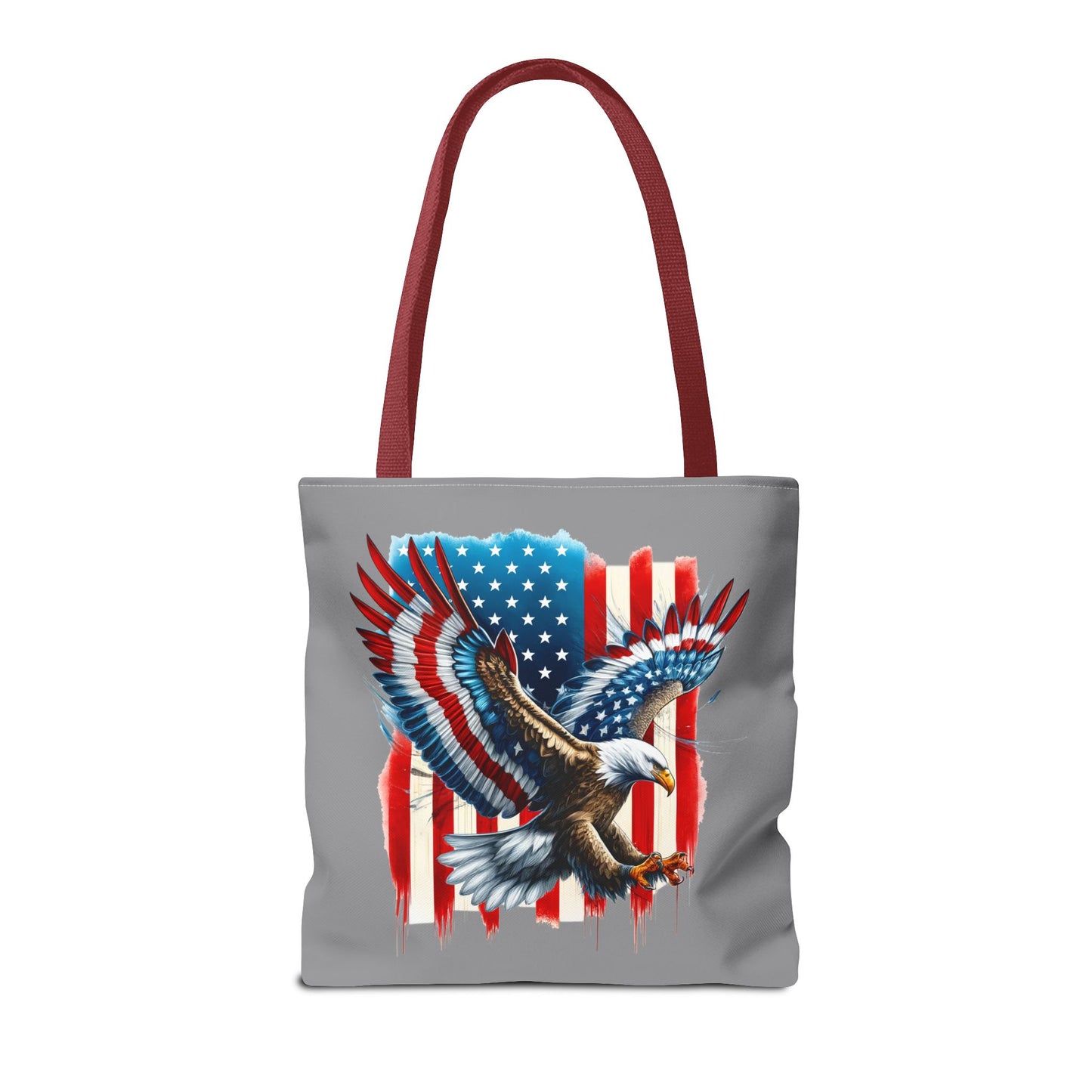 Princess Grace Patriotic Eagle Tote Bag American Flag Design