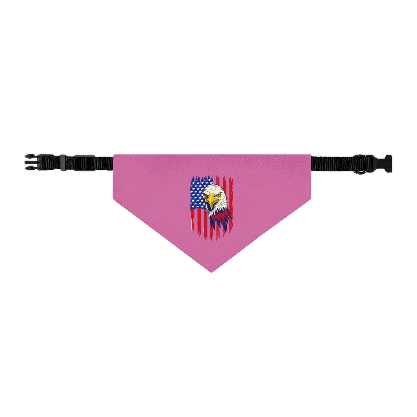Princess Grace Patriotic Eagle Pet Bandana Collar Perfect for Holidays & Celebrations