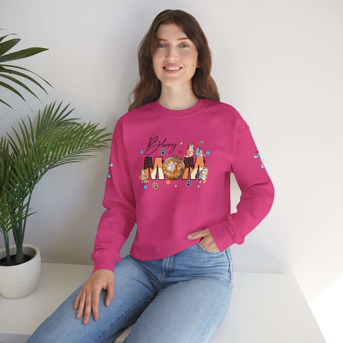 Princess Grace Bluey Mom Crewneck Sweatshirt Cozy Gift for Moms